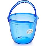 Babyjem Şeffaf Mavi Bebek Banyo Kovası