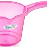 Babyjem Şeffaf Pembe Bebek Banyo Maşrapası