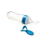 Babyjem Sıkmalı Mama Kaşığı Mavi