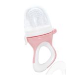 Babyjem Silikon Yumuşak Uçlu Meyve Süzgeçi Sebze Emziği Pembe