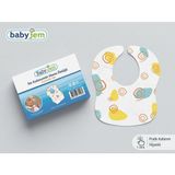 Babyjem Tek Kullanımlık Mama Önlüğü - Beyaz - 6 Ay