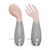 Babyjem Tutmalı Açılı Gül Kurusu Çatal Kaşık