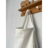 Babykar Emzirme Önlüğü Ponponlu Müslin %100 Pamuk - 70 x 105 cm - Beyaz