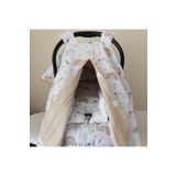 BabyLifeHome Pikeli Muslin Kumaştan Puset Örtüsü Minderi Ve Çarşafı
