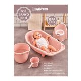 Babylike 5'li Bebek Seti- Küvet&lazımlık/yıkama Koltuğu&kova&maşrapa