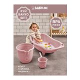 Babylike Yenidoğanlar&çocuklar 3'lü Bebek Seti - Küvet&kova&maşrapa