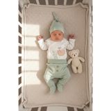 BABYLİM I Love You MOM-Sloth Erkek Bebek Hastane Çıkışı %100 Pamuk 0-3 AY Yenidoğan Seti