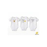 BabyLimon %100 Pamuklu Bebek Body - 3'lü Teyze Seti - Yazılı Zıbın - Tulum - Badi