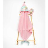 Babyline Aş Deniz Nakışlı Bebek Havlusu - Pembe