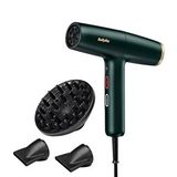 Babyliss Air Power Pro Dijital 1700w Motor İyon Etkili Yüksek Hızlı 4 Isı Ayarlı Saç Kurutma Makinesi D6555de Yeşil