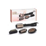 BABYLİSS Big Hair Luxe 4 Başlıklı İyon Etkili Döner Başlıklı Hava Üflemeli Saç Şekillendirici Set AS970E