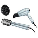 Babyliss Hydro Fusion 2100W Saç Kurutma Makinesi ve Döner Başlıklı Saç Şekillendirici Fırça