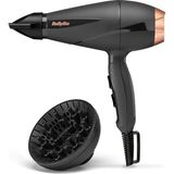 BaByliss Saç Kurutma Makinesi Smooth Pro 2100W Profesyonel AC Motor, Difüzör ve 1 Kademe Hız Ayarı - Siyah
