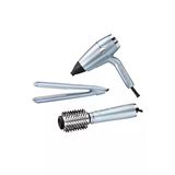 Babyliss Saça Zarar Vermeyen-Hydro-Fusion 2100W Kurutma Makinesi-Saç Düzleştirici-Döner Başlıklı Saç Fırçası