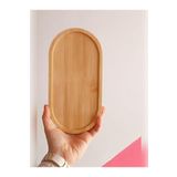 Babylondy Ahşap Bambu Yağdanlık Altlığı Sunumluk (Çok Amaçlı)