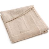 Babylone Soft Knit Bej Pamuklu Bebek Çocuk Battaniyesi 100 x 90 cm - Standart