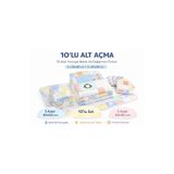 Baby&Me Baby me Pofuduk Bebek Alt Değiştirme örtüsü 10’lu 60x60 + 60x90 Emici Alt Değiştirme Örtüsü