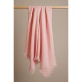 Babymet %100 Pamuk 4 Katlı Müslin Bebek Battaniyesi-Mint Renk 100X120 cm – Yumuşak&doğal, Saçaklı Örtü - Pembe - 100 x 120