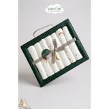 Babymet %100 Pamuk Organik Bebek Ağız Mendili 7'li Set 25x25 cm – Yumuşak & Hipoalerjenik - Ekru - Standart