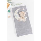 Babymod Ayıcık Figürlü Welsoft Astarlı Bebek Battaniye 95 x 95 cm Kız/Erkek İçin Akrilik Desenli
