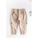Babymod Gabardin Kumaş Erkek Çocuk Kargo Pantolon - 2 - 3 Yaş - Bej