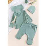 Babymod Kendinden Eldivenli Natural Bebek Hastane Çıkışı Bebek Takımı
