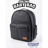 Babymol Oslom Bebek Bakım Çantası - Siyah - Siyah-Siyah