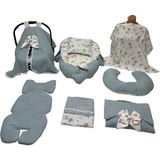 Babynest Bebek Yatağı Puset Örtüsü Alt Açma Emzirme Yastığı Ana Kucağı Happy Baby Dikiş Atölyesi - Yeşil