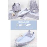 Babynest Full Set Mavi Ve Gri Yıldız
