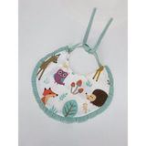 Babys Field %100 Pamuklu Çift Kat Yüksek Sıvı Emicili Mama Önlüğü - 0 - 2 Yaş - Asker Yeşili