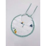 Babys Field %100 Pamuklu Çift Kat Yüksek Sıvı Emicili Mama Önlüğü - 0 - 2 Yaş - Mint