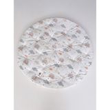Babys Field Yuvarlak Oyun Halısı - 90 x 90 cm - Beyaz