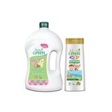 Baby's Green 2 Li Set Organik Bebek Çamaşır Deterjanı 1500 ml Ve Kids Çocuk Şampuanı 400 ml