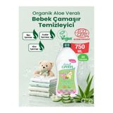 Baby's Green Organik Aloe Veralı Kokusuz Bebek Çamaşır Deterjanı 750 ml (20 Yıkama)