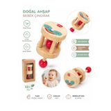 babysch Doğal ahşap bebek çıngırak