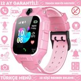 BabySmart Q19 LBS Konumlu Akıllı Çocuk Takip Saati Sim Kartlı Arama, Kameralı, Gizli Dinleme Özellikli - Q19 Pembe