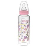 Babysoft 572 250 ml Pembe Cam Desenli Biberon