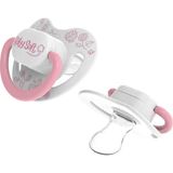 BabySoft Damak Uçlu Pembe Doğa Desenli Emzik 6 - 18 Ay