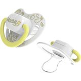 BabySoft Damak Uçlu Sarı Meyve Desenli Emzik 0 - 6 Ay