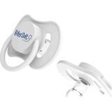 BabySoft Yuvarlak Uçlu Beyaz Emzik 6 - 18 Ay