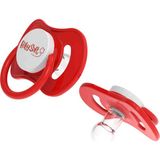 BabySoft Yuvarlak Uçlu Kırmızı Emzik 6 - 18 Ay