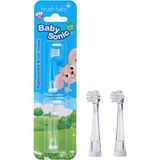 BabySonic Yedek Başlık 0-18 Ay (2'li Paket) - Ekstra Yumuşak Kıllar - Beyaz