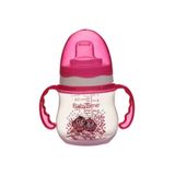 Babytime 150 ml Damla Pembe Kulplu Akıtmaz Bardak