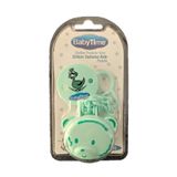 Babytime Babytıme Askılı Silikon Emzik Saklama Kabı Panda Yeşil