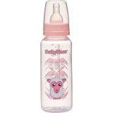 BabyTime BT067 Silikon Damaklı Pp Kulplu Biberon 250 ml - Pembe