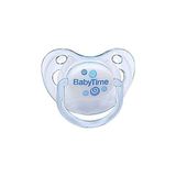 Babytime BT135 Silikon Damaklı Desenli Emzik No:2 - Mavi - 6 - 18 Ay