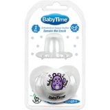 Babytime BT137B 0-6 Ay Silikon Emzik Beyaz