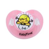 Babytime BT137P 0-6 Ay Silikon Emzik Pembe