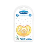 Babytime BT149-1 Kiraz Uçlu 0-6 Ay Turuncu Silikon Emzik