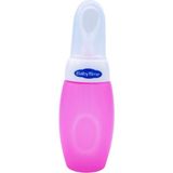 Babytime Kaşıklı Biberon Pembe Silikon 225 Ml Tekli Kullanıma Uygun Pratik Besleme Aracı